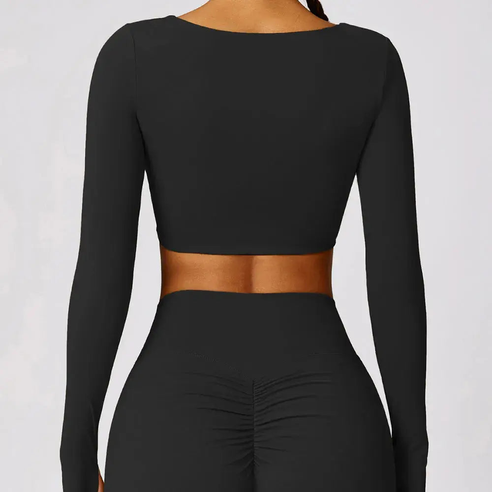 Bonnie Long Sleeve Crop Top