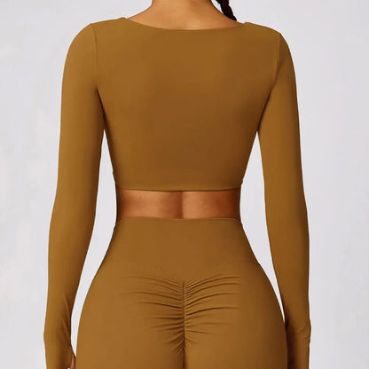 Bonnie Long Sleeve Crop Top