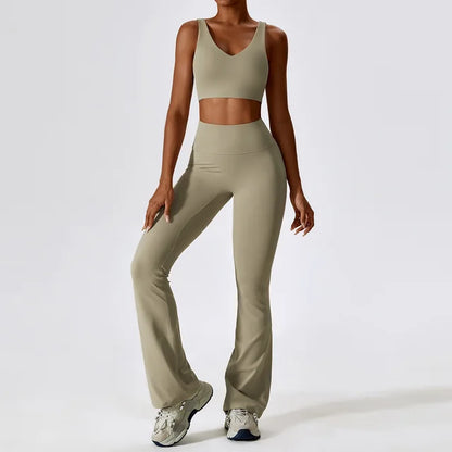 Hiro Flare Pants Two Piece Set