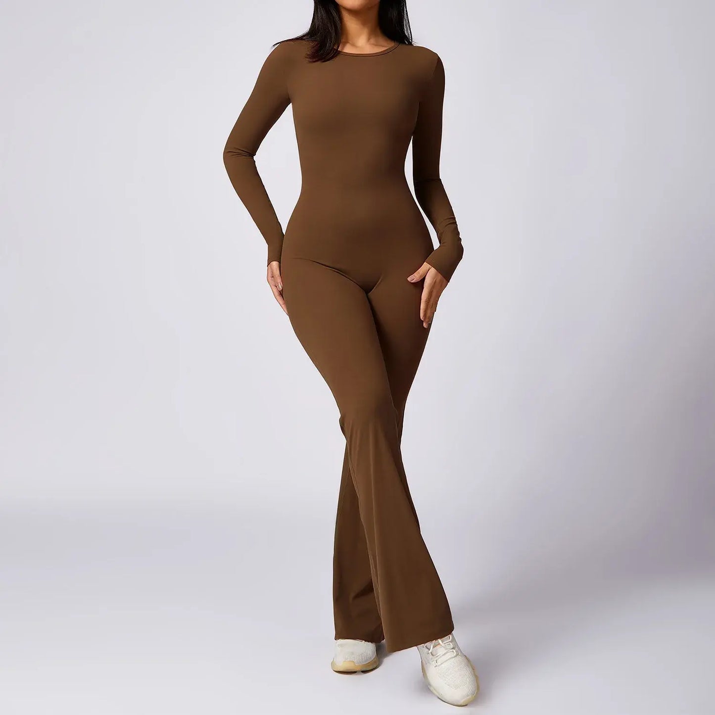 Rosie Backless Long Sleeve Jumpsuit